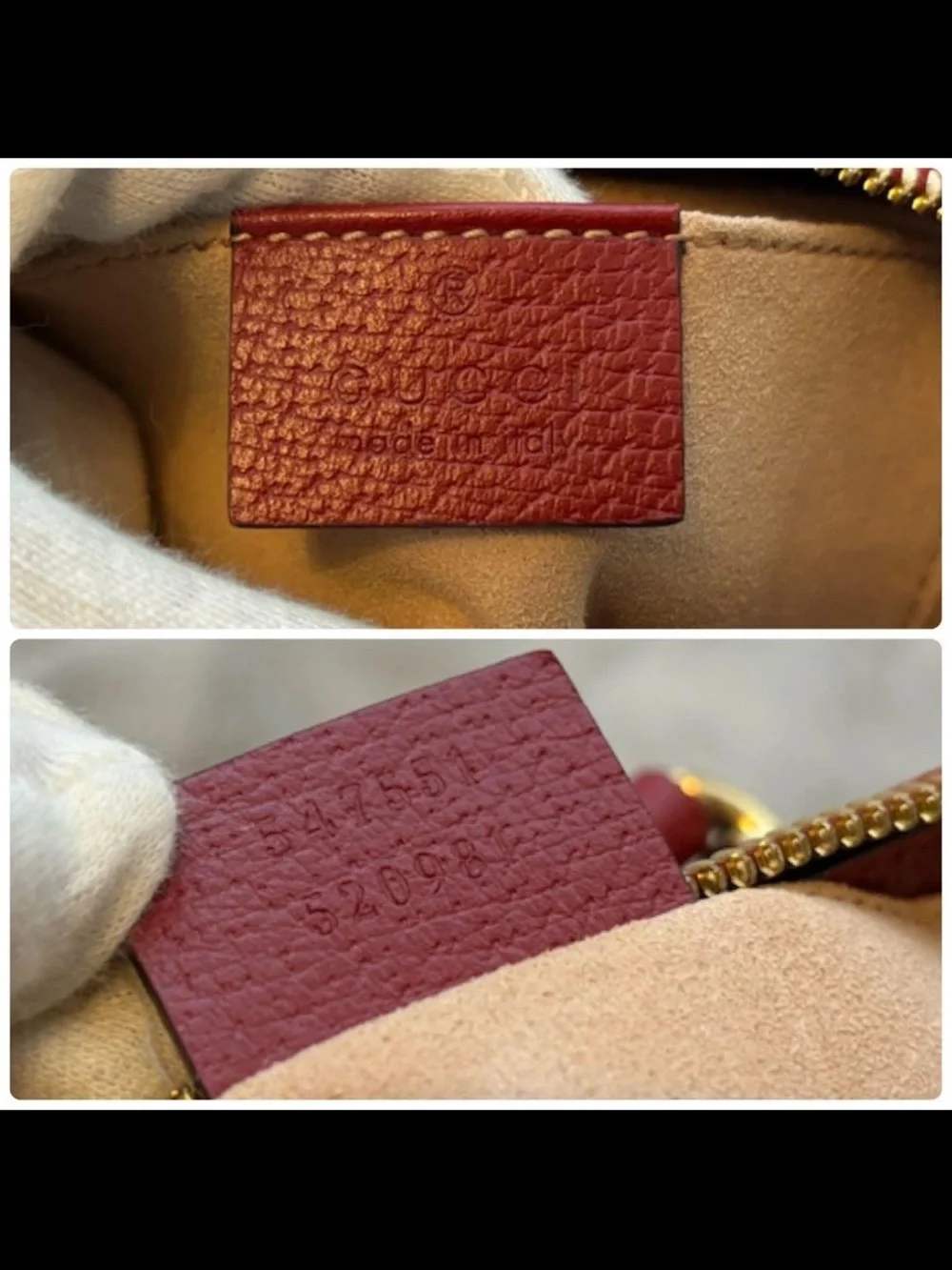 Gucci structured satchel